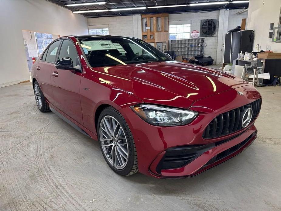 new 2025 Mercedes-Benz AMG C 43 car, priced at $73,775