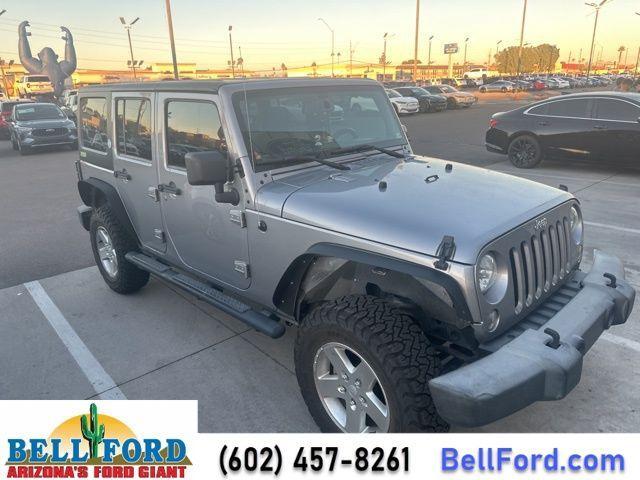 used 2016 Jeep Wrangler Unlimited car, priced at $18,488