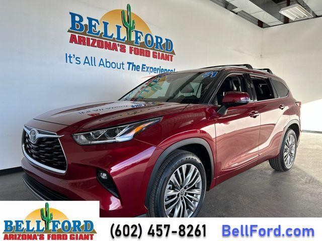 used 2021 Toyota Highlander car, priced at $33,988