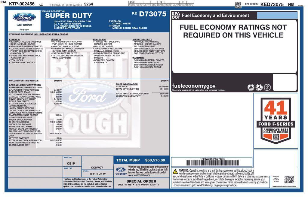 used 2019 Ford F-350 car, priced at $32,393