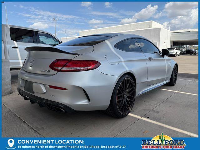 used 2018 Mercedes-Benz AMG C 63 car, priced at $48,588