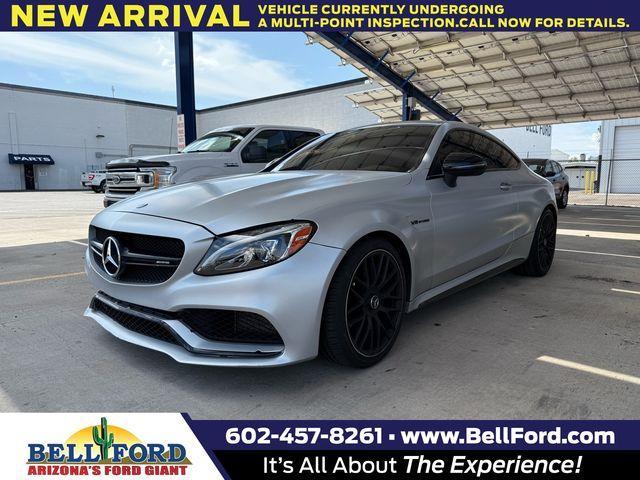 used 2018 Mercedes-Benz AMG C 63 car, priced at $48,588
