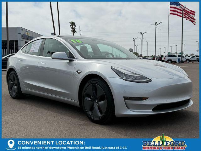 used 2018 Tesla Model 3 car, priced at $23,388