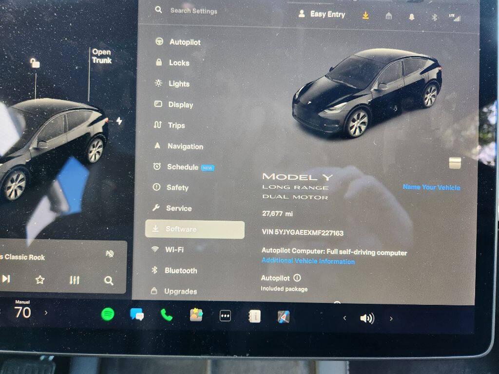 used 2021 Tesla Model Y car, priced at $27,900