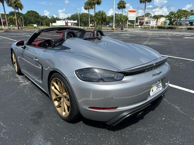 used 2022 Porsche 718 Spyder car, priced at $129,900