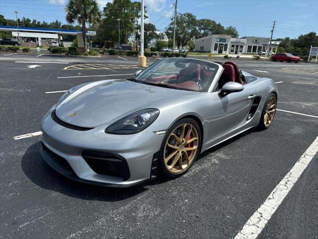 used 2022 Porsche 718 Spyder car, priced at $129,900