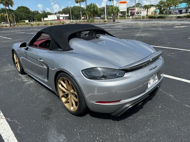 used 2022 Porsche 718 Spyder car, priced at $129,900