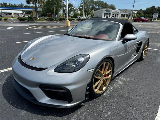 used 2022 Porsche 718 Spyder car, priced at $129,900