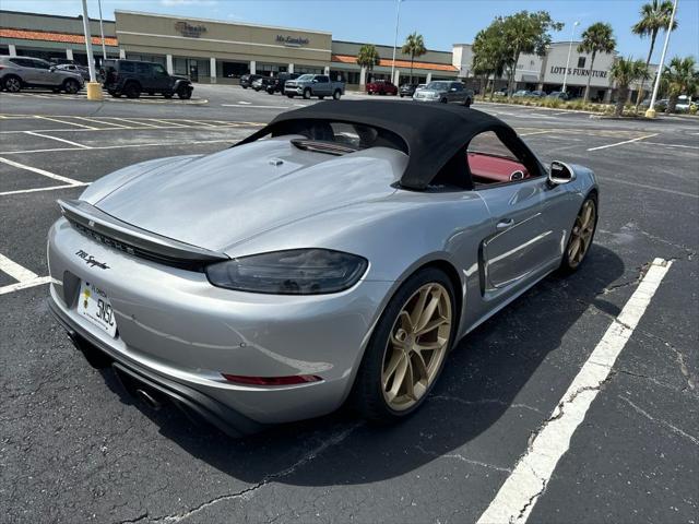 used 2022 Porsche 718 Spyder car, priced at $129,900