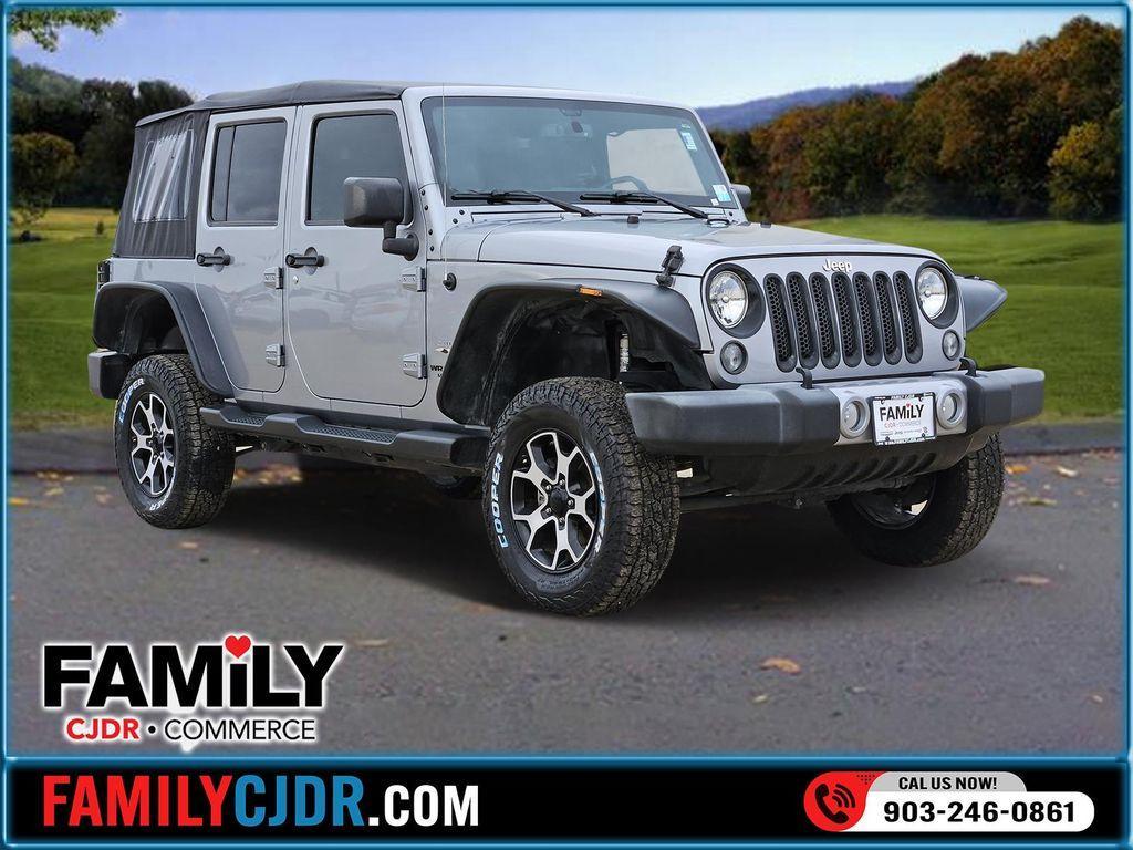 used 2016 Jeep Wrangler Unlimited car, priced at $22,592