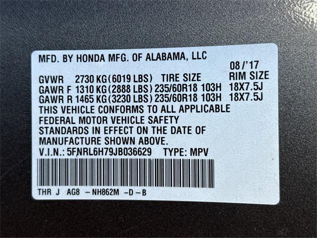 used 2018 Honda Odyssey car, priced at $21,988