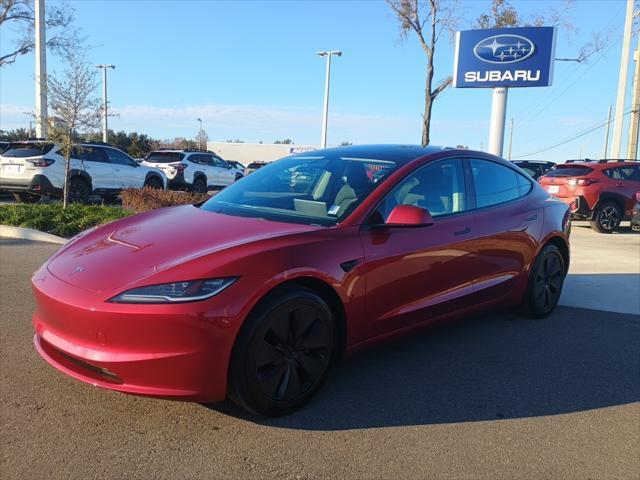 used 2024 Tesla Model 3 car, priced at $38,252