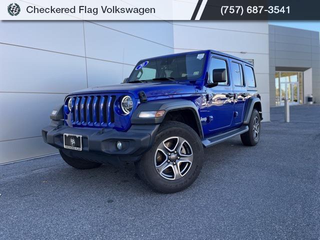 used 2020 Jeep Wrangler Unlimited car, priced at $27,279