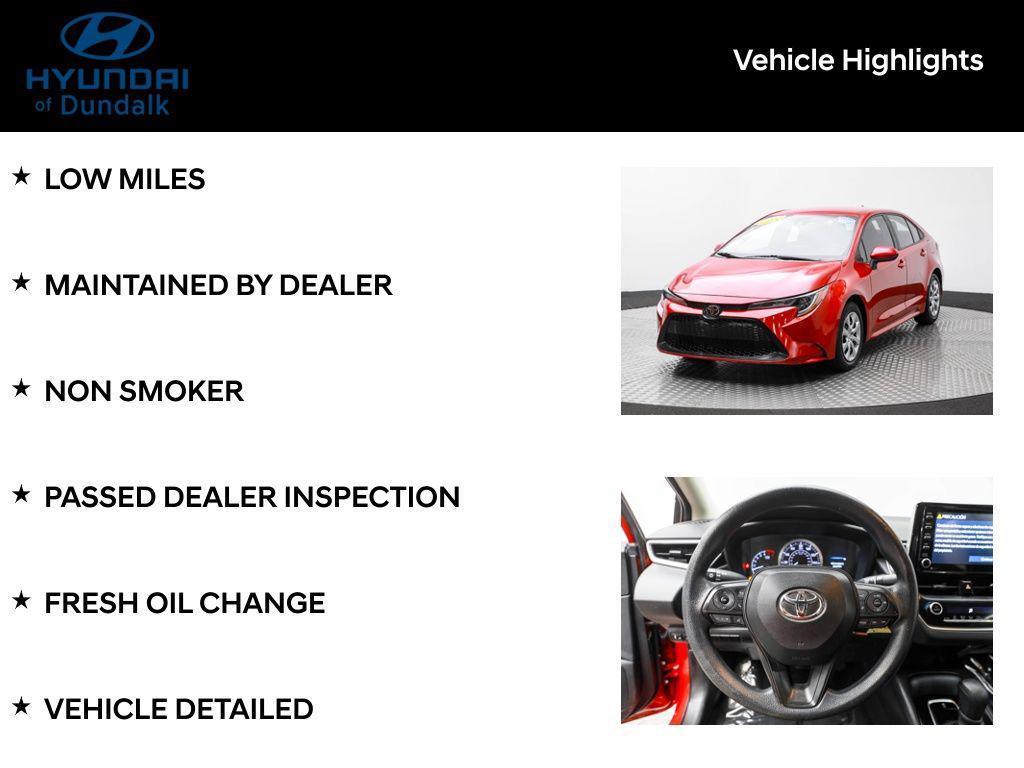 used 2021 Toyota Corolla car, priced at $18,041