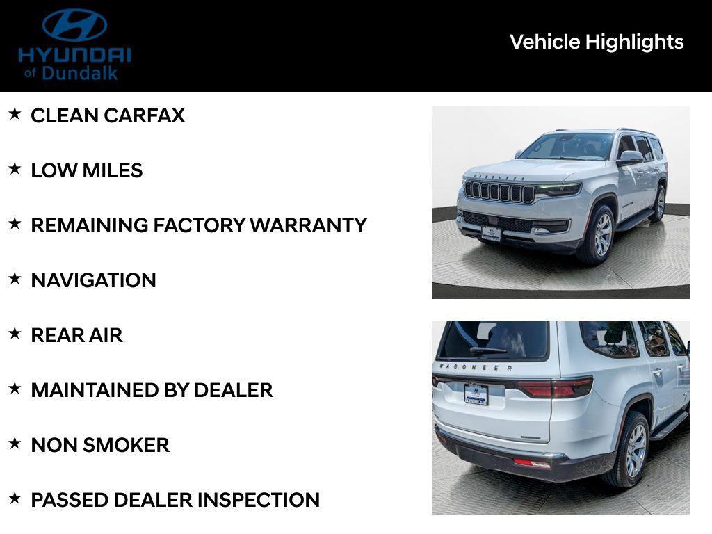 used 2022 Jeep Wagoneer car, priced at $38,999