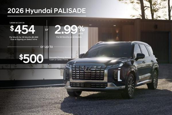 new 2026 Hyundai Palisade car, priced at $44,043