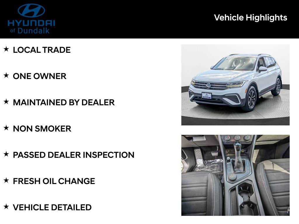 used 2022 Volkswagen Tiguan car, priced at $17,895