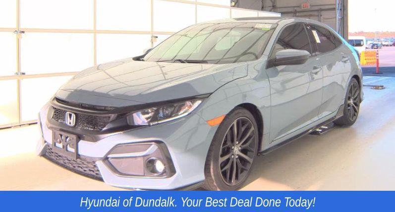 used 2021 Honda Civic car, priced at $18,500