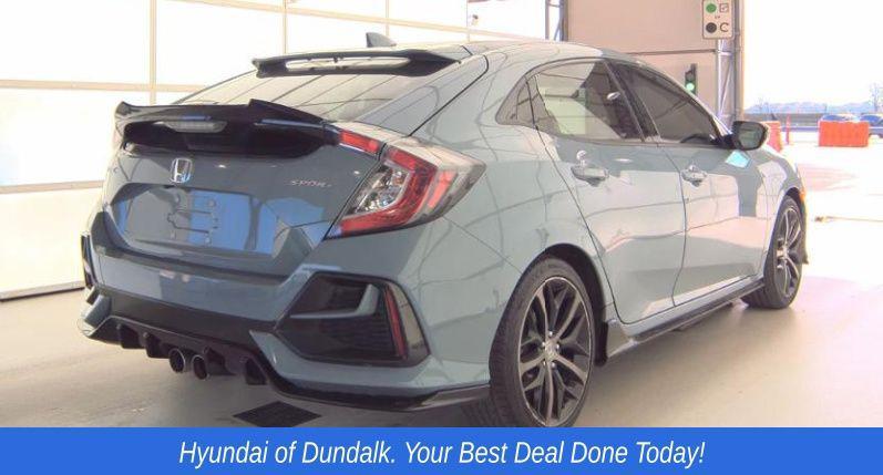 used 2021 Honda Civic car, priced at $18,500