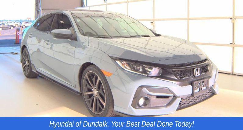 used 2021 Honda Civic car, priced at $18,500