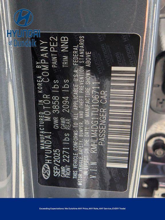 new 2026 Hyundai Elantra car, priced at $24,490