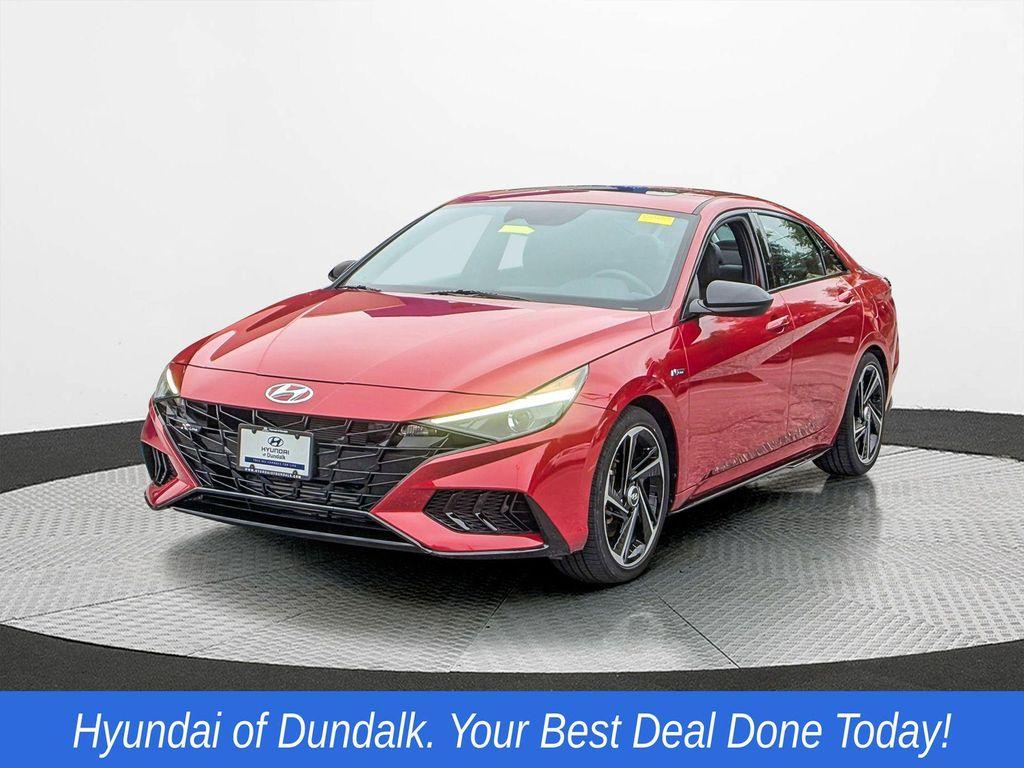 used 2023 Hyundai Elantra car, priced at $22,000