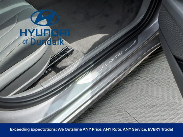 new 2025 Hyundai Elantra car, priced at $23,040
