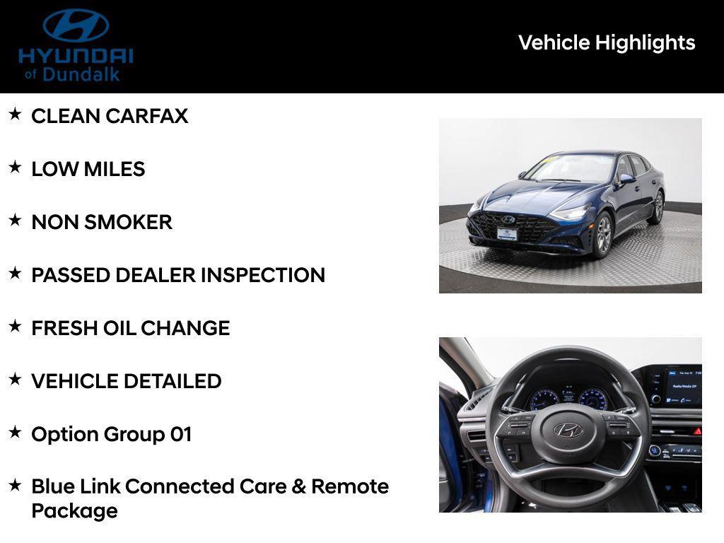 used 2020 Hyundai Sonata car, priced at $18,399