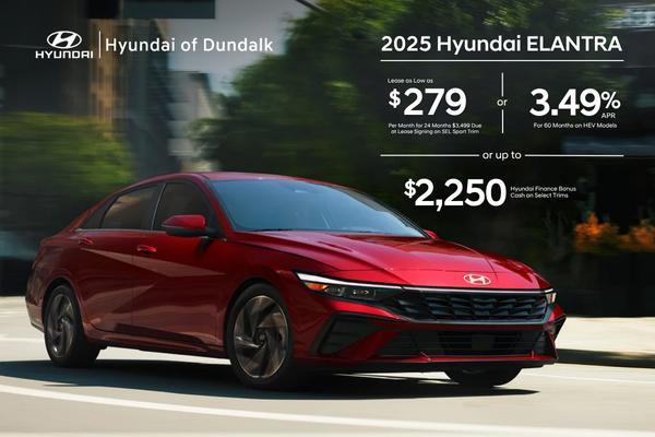 new 2025 Hyundai Elantra car, priced at $23,301