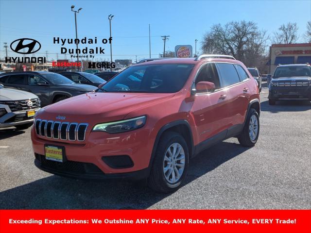 used 2021 Jeep Cherokee car, priced at $17,874