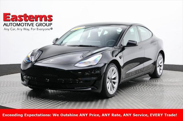 used 2022 Tesla Model 3 car, priced at $26,590