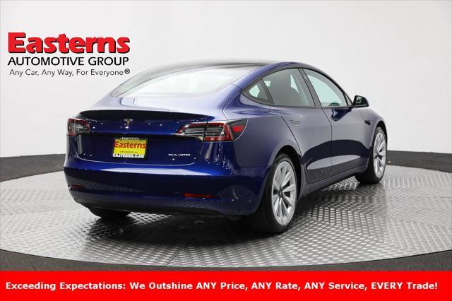 used 2022 Tesla Model 3 car, priced at $26,750