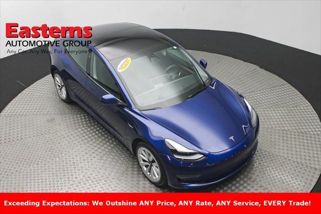 used 2022 Tesla Model 3 car, priced at $26,750