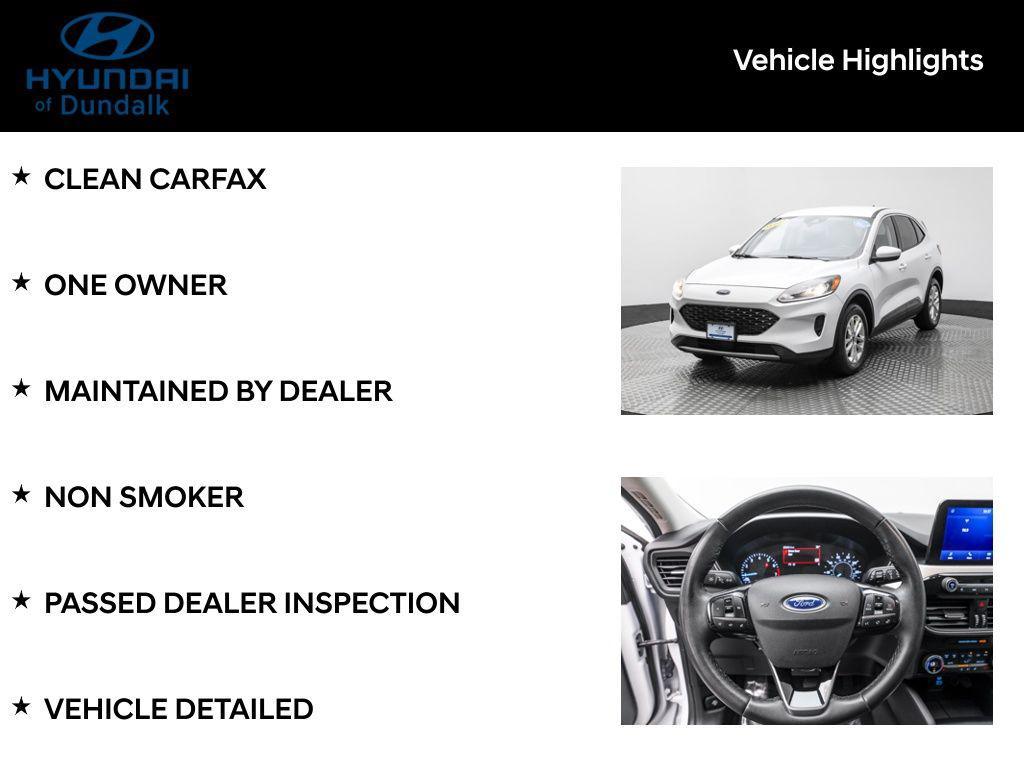 used 2021 Ford Escape car, priced at $15,799