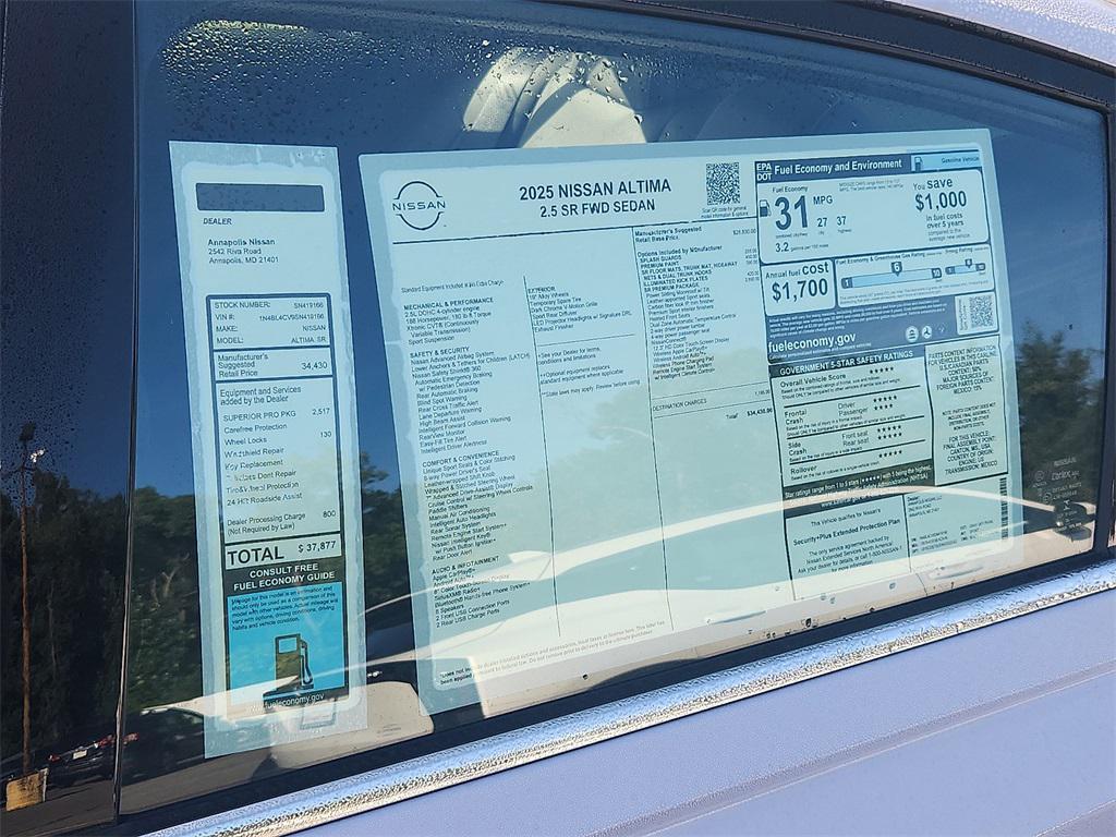 new 2025 Nissan Altima car, priced at $30,111