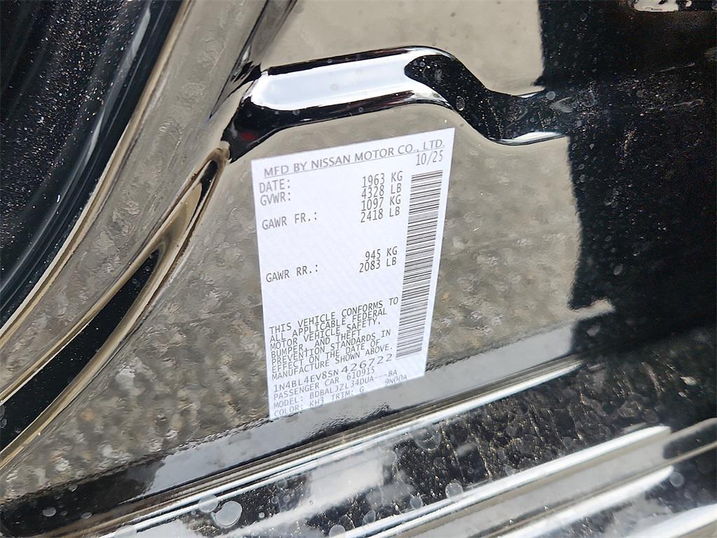 new 2025 Nissan Altima car, priced at $33,478