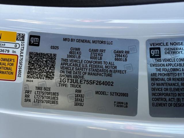 new 2025 GMC Sierra 2500 car, priced at $53,905