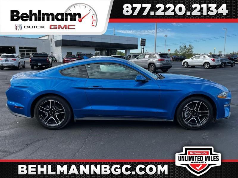 used 2021 Ford Mustang car, priced at $27,500