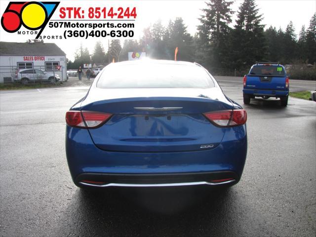 used 2016 Chrysler 200 car, priced at $7,995