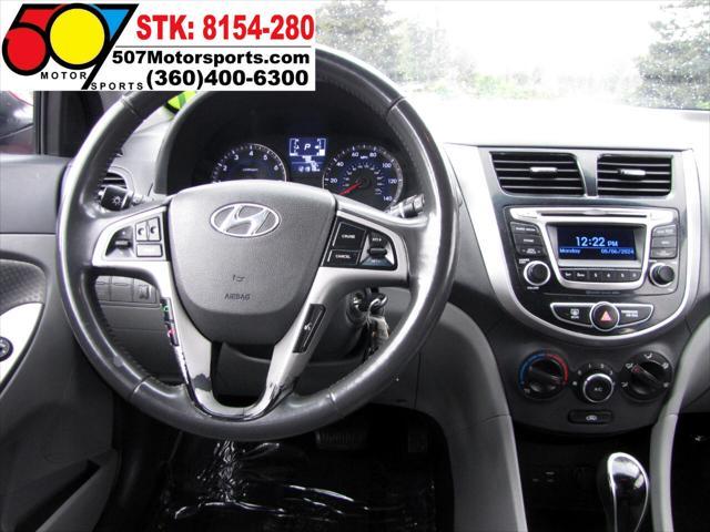 used 2015 Hyundai Accent car, priced at $7,995