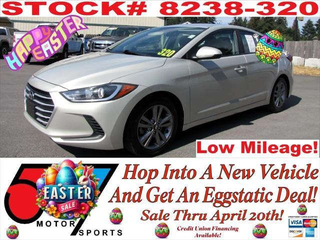 used 2017 Hyundai Elantra car, priced at $8,995