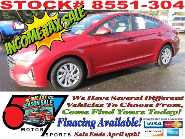 used 2020 Hyundai Elantra car, priced at $8,995