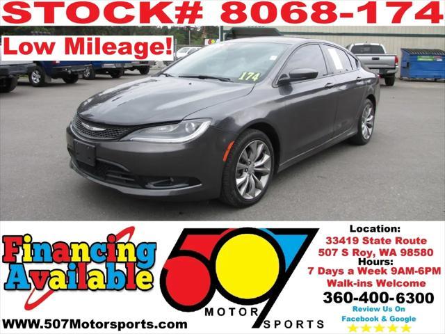 used 2015 Chrysler 200 car, priced at $11,995