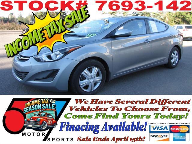 used 2016 Hyundai Elantra car, priced at $8,995