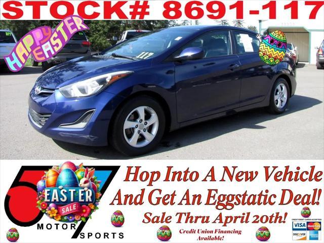 used 2014 Hyundai Elantra car, priced at $6,995