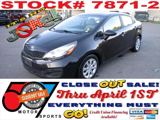 used 2015 Kia Rio car, priced at $5,995