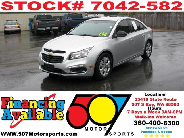 used 2016 Chevrolet Cruze Limited car, priced at $7,995