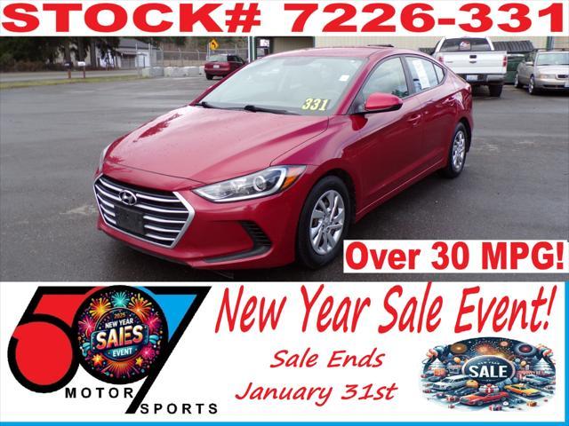 used 2017 Hyundai Elantra car, priced at $6,995