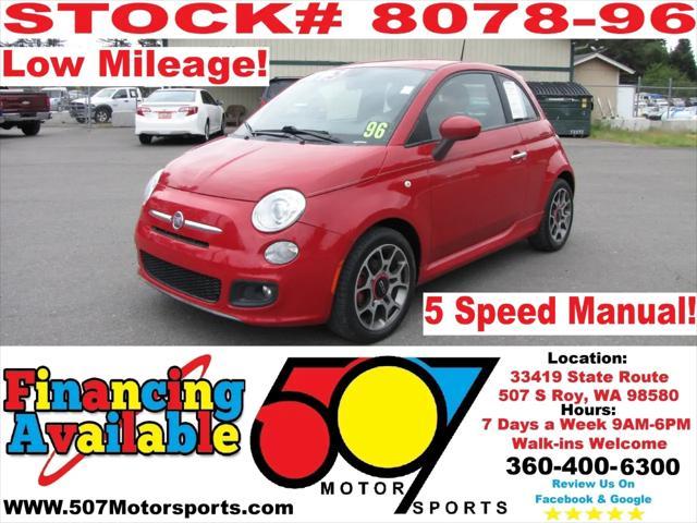 used 2012 FIAT 500 car, priced at $5,995