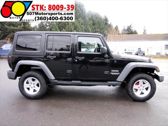 used 2012 Jeep Wrangler Unlimited car, priced at $11,995